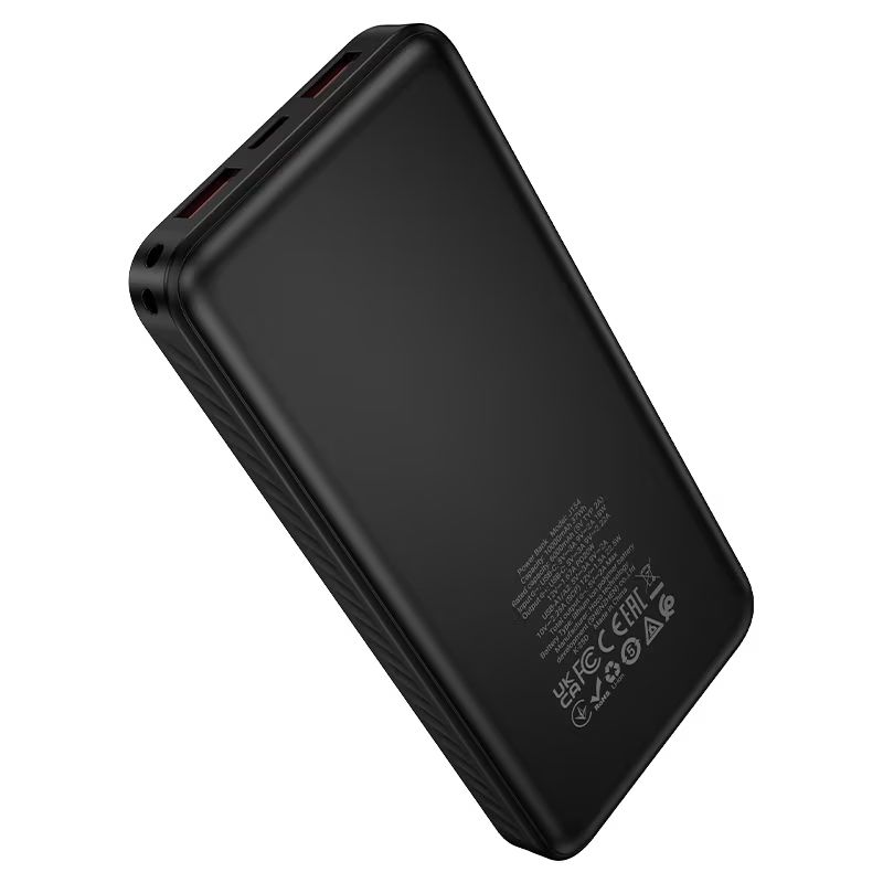 картинка Внешний аккумулятор Hoco J154 Victorious 22.5W+PD20W fully compatible power bank (10000mAh) black от магазина КомпьютерЦентр
