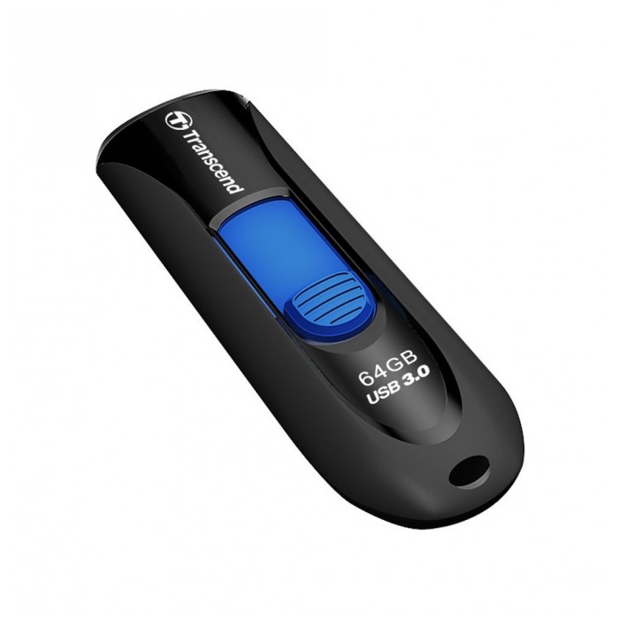 картинка Флешка USB Transcend 64Gb JetFlash 790 Black USB3.0 (TS64GJF790K) от магазина КомпьютерЦентр