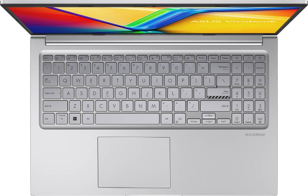 картинка Ноутбук ASUS Vivobook 15 X1504ZA-BQ1036 15.6'' FHD, IPS/  Intel Core i7-1255U/  / RAM 16 ГБ/  SSD 512 ГБ/  Intel Iris Xe Graphics/  без ОС, серебристый от магазина КомпьютерЦентр