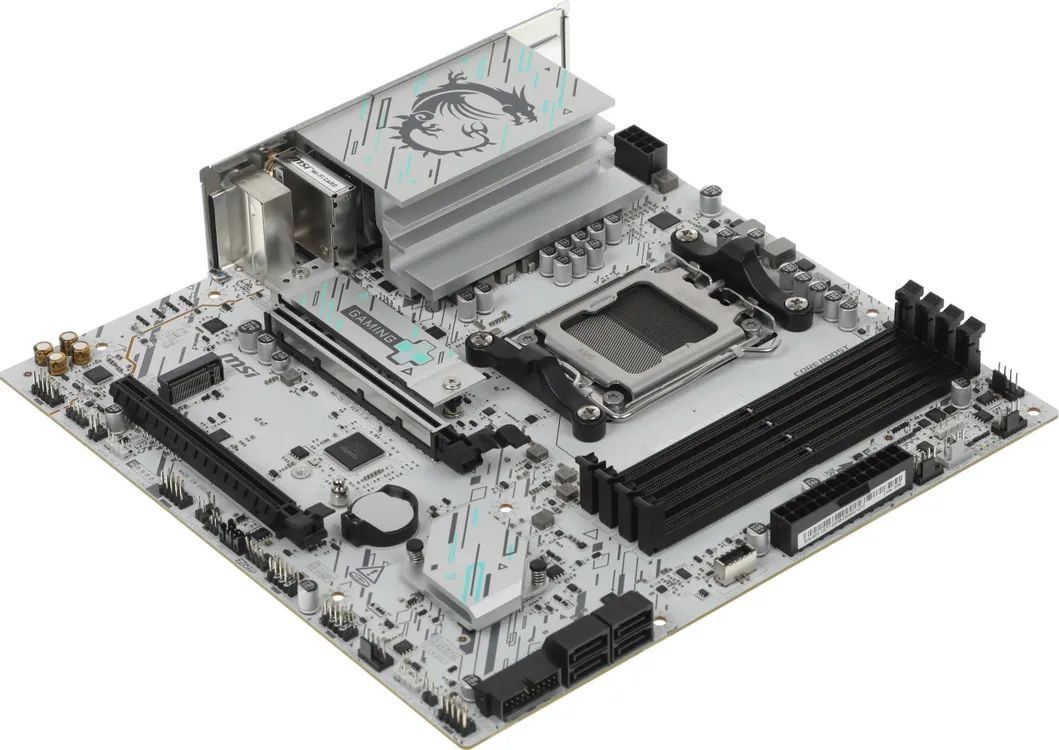 картинка Материнская плата MSI B840M GAMING PLUS WIFI6E Socket AM5 AMD B840 4xDDR5 mATX AC`97 8ch(7.1) 2.5Gg от магазина КомпьютерЦентр