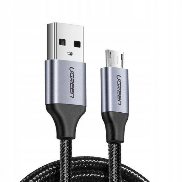 картинка Кабель USB 2.0 A->Micro b 2м Ugreen US290 60148 от магазина КомпьютерЦентр