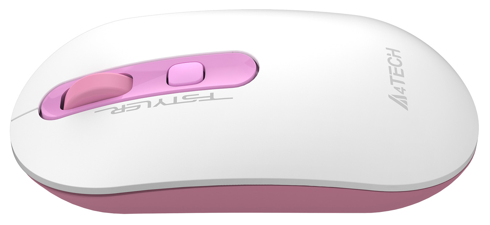 картинка Мышка A4tech Fstyler FG20S; Sakura Wireless White/ Pink 2000dpi Silent USB от магазина КомпьютерЦентр