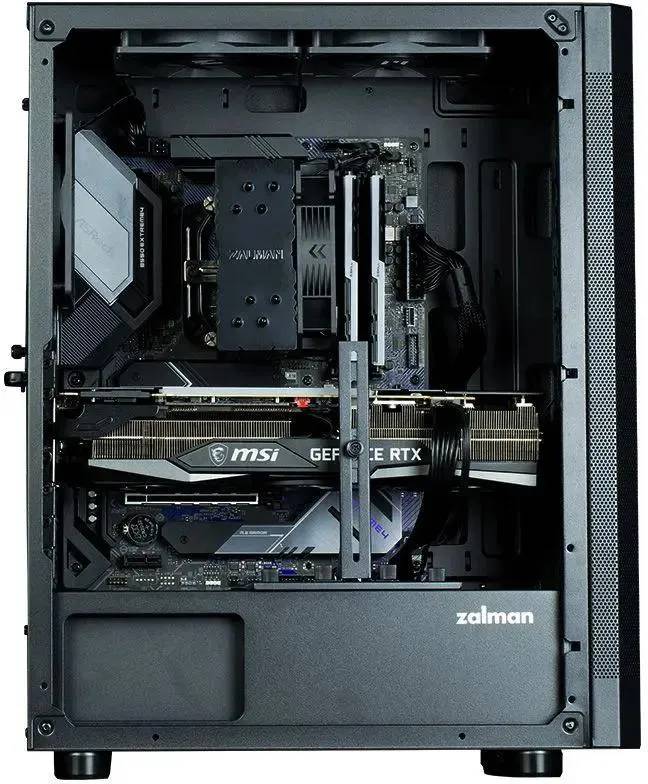 картинка Корпус Zalman i4 черный без БП / ATX / BLACK от магазина КомпьютерЦентр