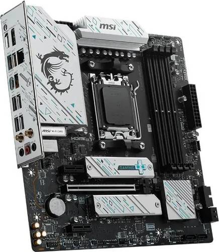картинка Материнская плата MSI B650M GAMING PLUS WIFI; AM5, 4xDDR5, Micro-ATX от магазина КомпьютерЦентр