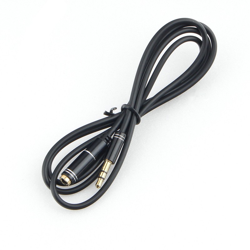 картинка Кабель аудио удлинительный Cablexpert CCAB-02-35MF-1MB. 3.5 Jack (M)/ 3.5 Jack (F), черный, 1м, блистер от магазина КомпьютерЦентр