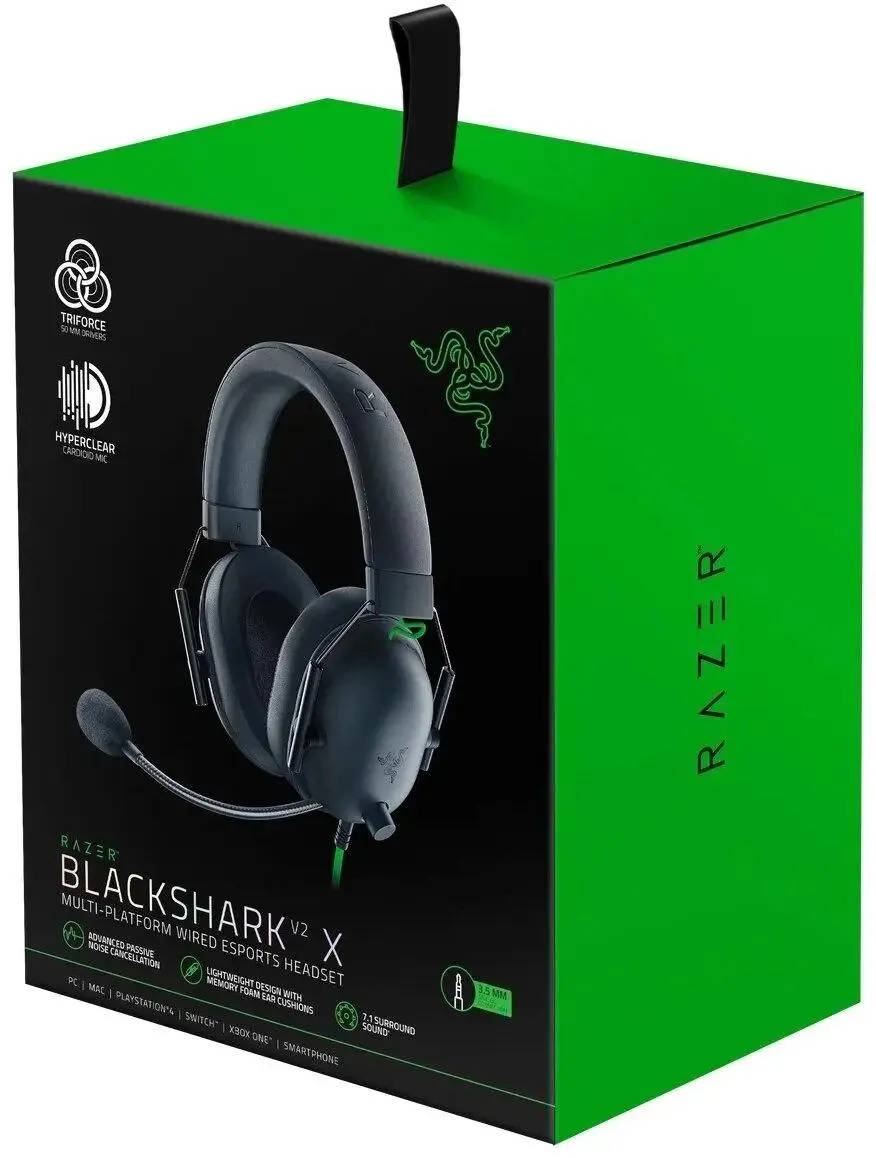 картинка Гарнитура Razer Blackshark V2 X - Black (RZ04-03240100-R3M1) от магазина КомпьютерЦентр