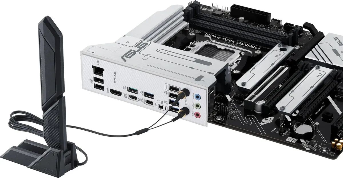 картинка Материнская плата ASUS Prime X870-P WIFI AM5, ATX от магазина КомпьютерЦентр