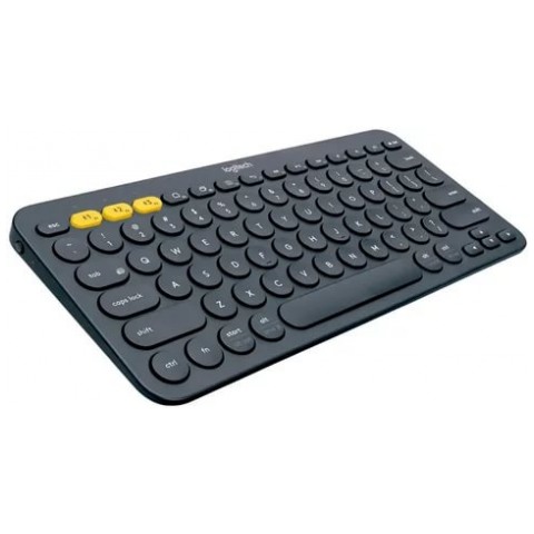 картинка Клавиатура Logitech K380 Dark Gray Wireless Bluetooth Multi-Drive (920-007584) от магазина КомпьютерЦентр
