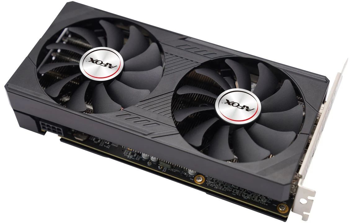 картинка Видеокарта 8Gb GDDR6 AMD Radeon RX7600 AFOX (AFRX7600-8GD6H4-V2) 8GB GDDR6 128bit 3xDP HDMI 2FAN RTL от магазина КомпьютерЦентр