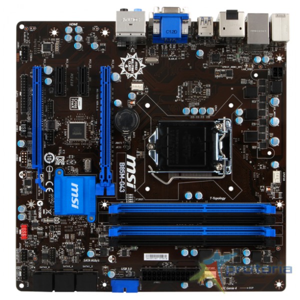 картинка Материнская плата MSI B85M-G43 (B85M-G43) от магазина КомпьютерЦентр