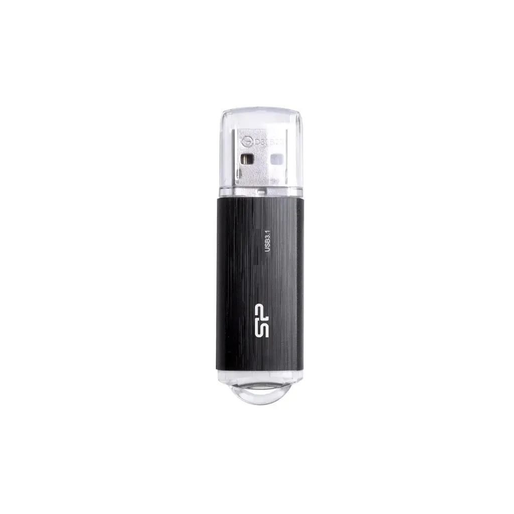 картинка USB3.2 накопитель 64Gb SiliconPower Blaze B02 Black (SP064GBUF3B02V1K) от магазина КомпьютерЦентр