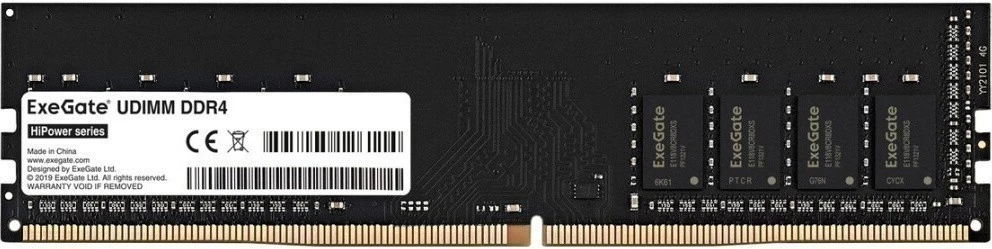 картинка DIMM DDR4 8Gb 3200MHz PC4-25600 ExeGate CL19 1.2V OEM (EX293814RUS) от магазина КомпьютерЦентр