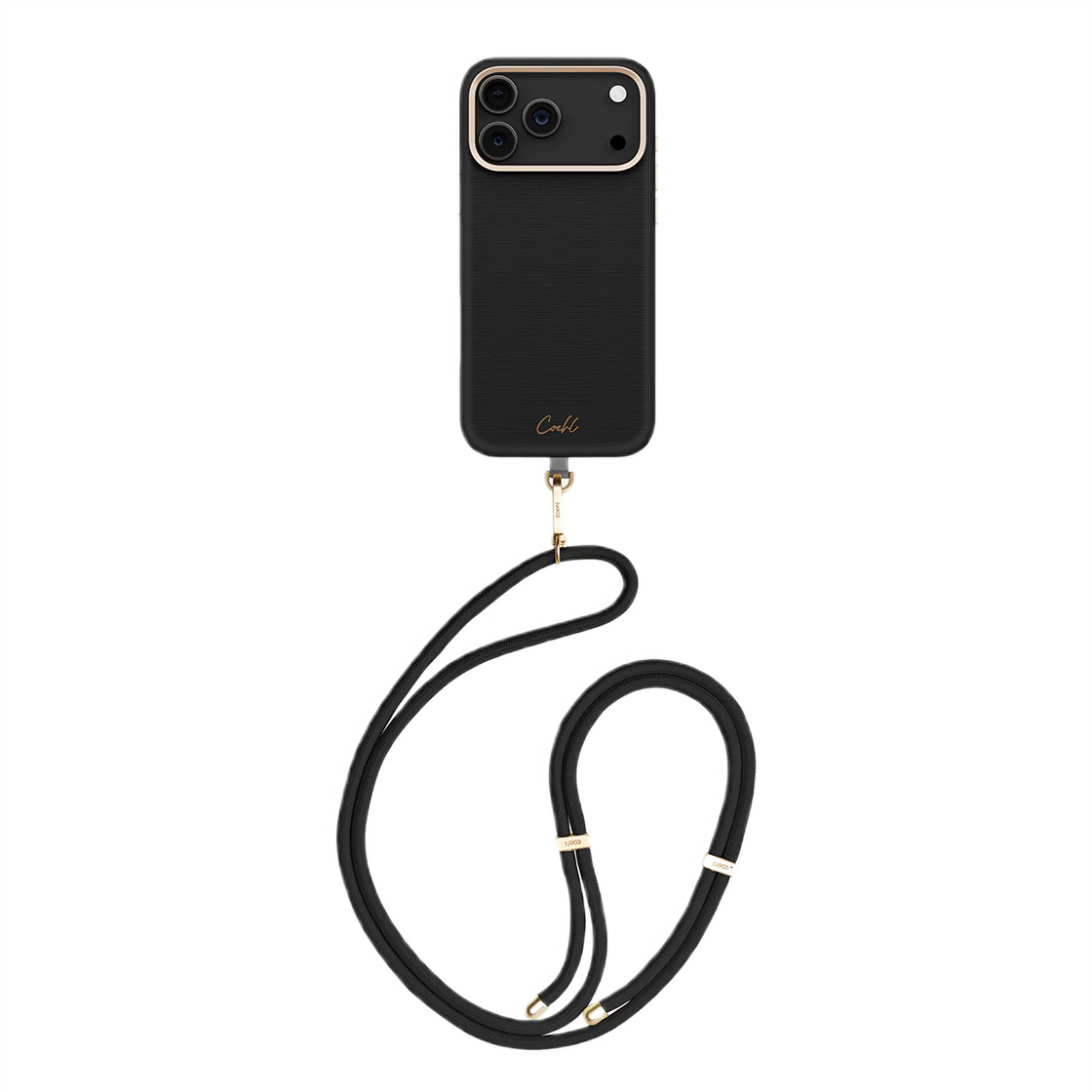 картинка Чехол со шнурком Uniq COEHL MIRELLE (MagSafe) для iPhone 17 Pro 6.7'', цвет черное дерево (EBONY) (IP6.7P(2025)-MIRMEBNY) от магазина КомпьютерЦентр