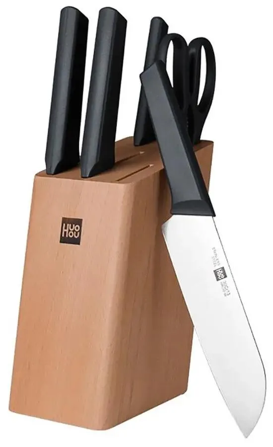 картинка Набор ножей Xiaomi HuoHou Fire Kitchen Steel Knife Set HU0057 от магазина КомпьютерЦентр