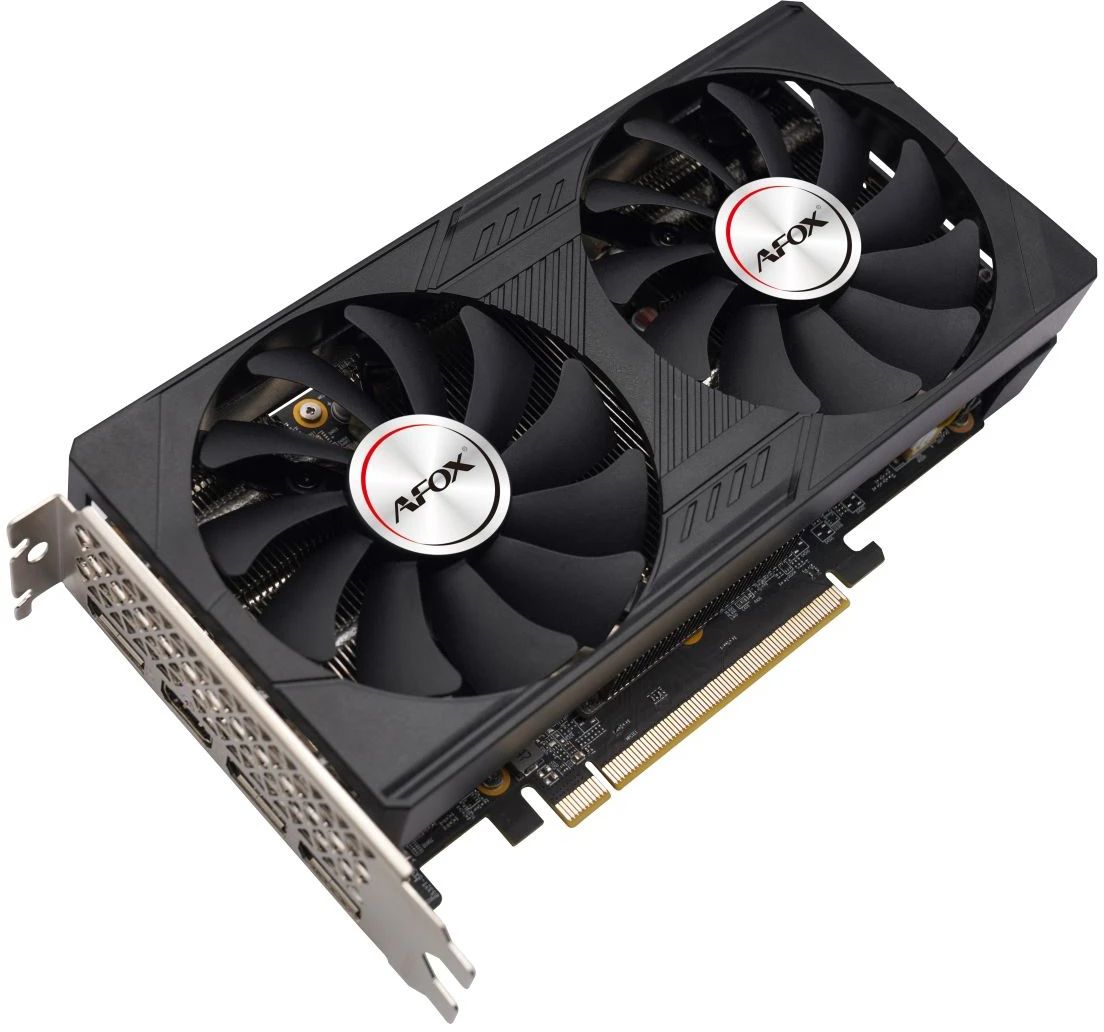 картинка Видеокарта 8Gb GDDR6 AMD Radeon RX7600 AFOX (AFRX7600-8GD6H4-V2) 8GB GDDR6 128bit 3xDP HDMI 2FAN RTL от магазина КомпьютерЦентр
