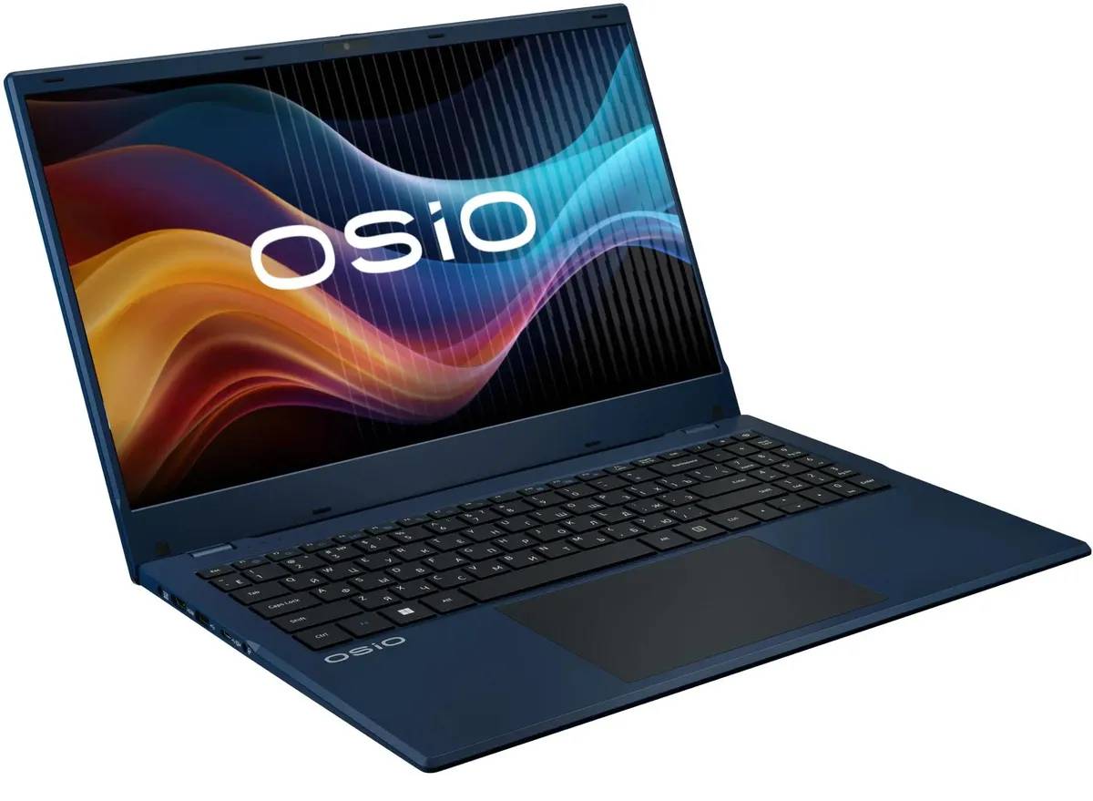 картинка Ноутбук Osio BaseLine B150i-005c 15.6'' IPS FHD/  N100/  8Gb/  512Gb SSD/  noOS/  Blue от магазина КомпьютерЦентр