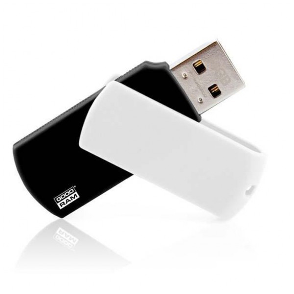 картинка Флешка USB Goodram 32Gb Colour Black/ White (PD32GH2GRCOKWR9) от магазина КомпьютерЦентр