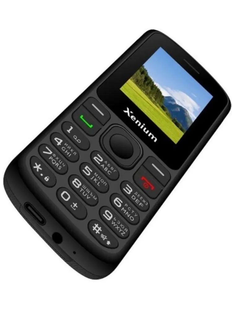 картинка Телефон мобильный Xenium X160, черный, моноблок (CTX160BK/ 00) от магазина КомпьютерЦентр