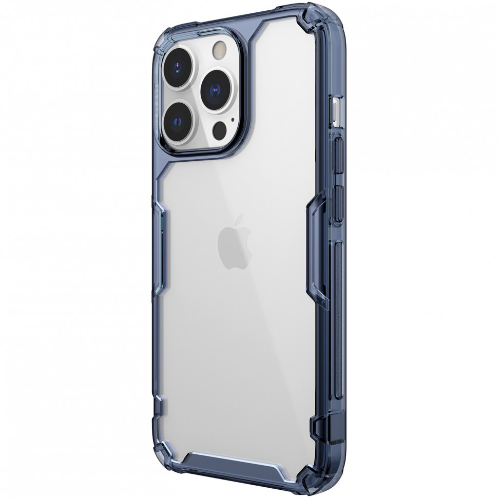 картинка Чехол Nillkin Nature TPU Pro накладка на Apple iPhone 14 Pro Max, синий от магазина КомпьютерЦентр