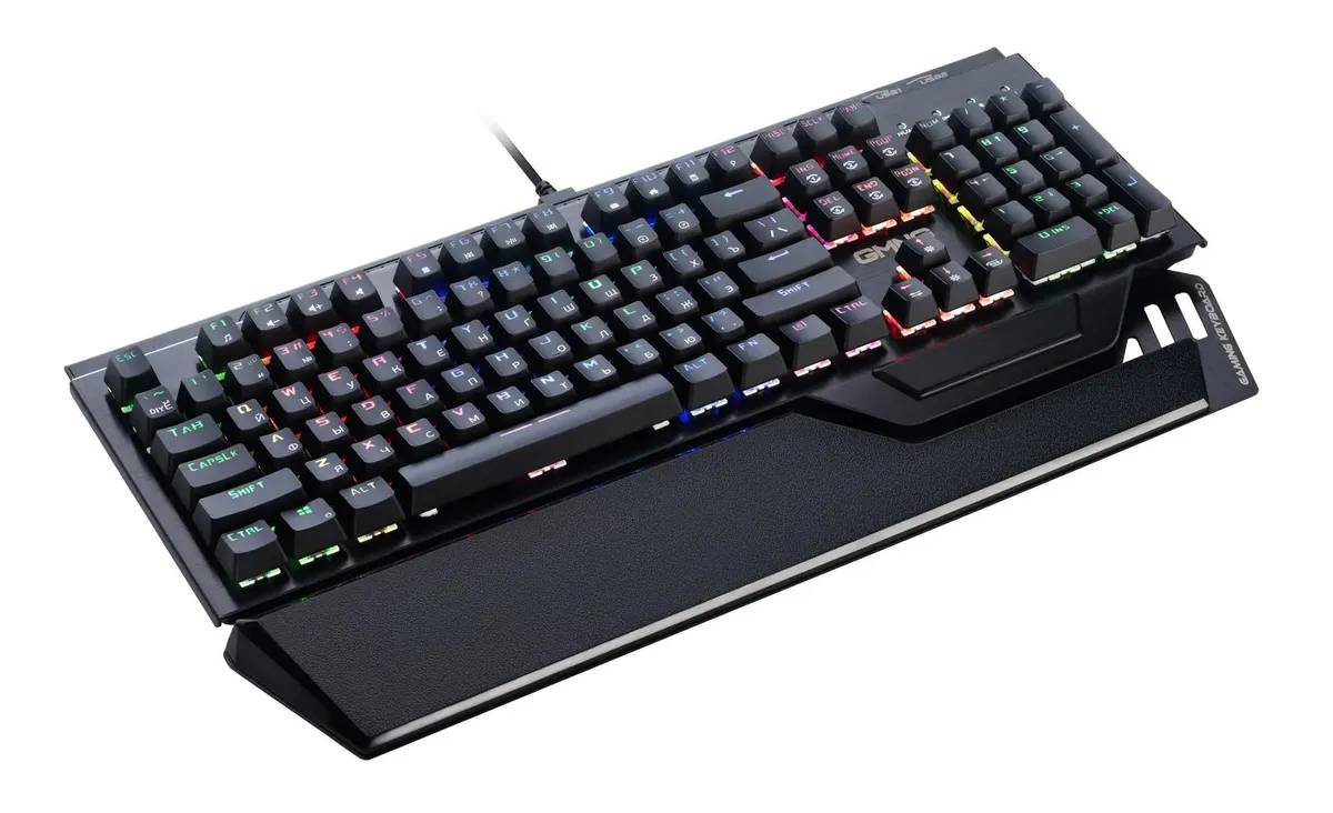 картинка Клавиатура Oklick GMNG 985GK механическая черный USB Multimedia for gamer LED (1677413) от магазина КомпьютерЦентр