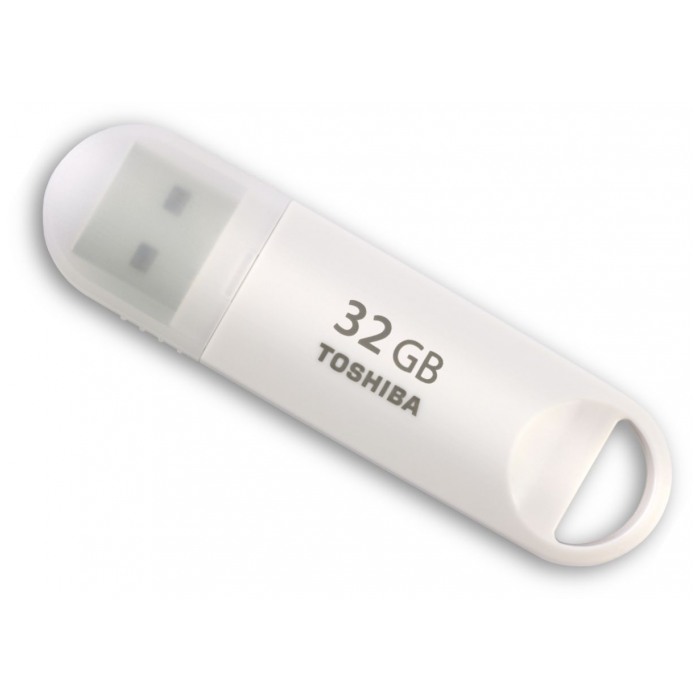 картинка Флешка USB Toshiba 32Gb Suzaku White (THNV32SUZWHT) от магазина КомпьютерЦентр
