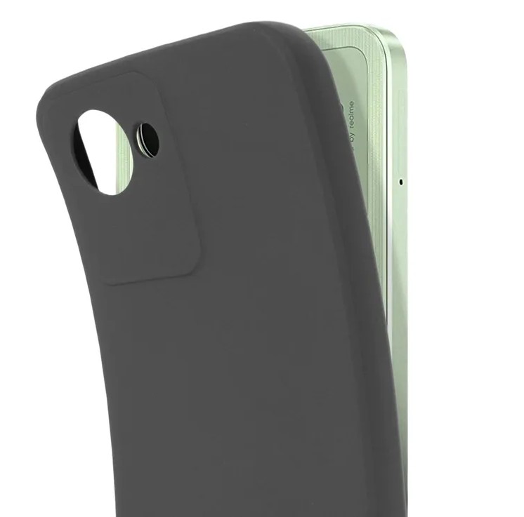 картинка Чехол-накладка для Realme Narzo 50i Prime и Realme C30, черный от магазина КомпьютерЦентр