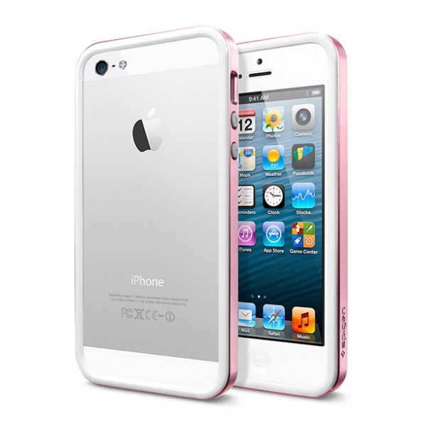 картинка Чехол SGP Case Neo Hybrid EX SLIM Metal Series Metal Pink for iPhone 5 (SGP10034) от магазина КомпьютерЦентр