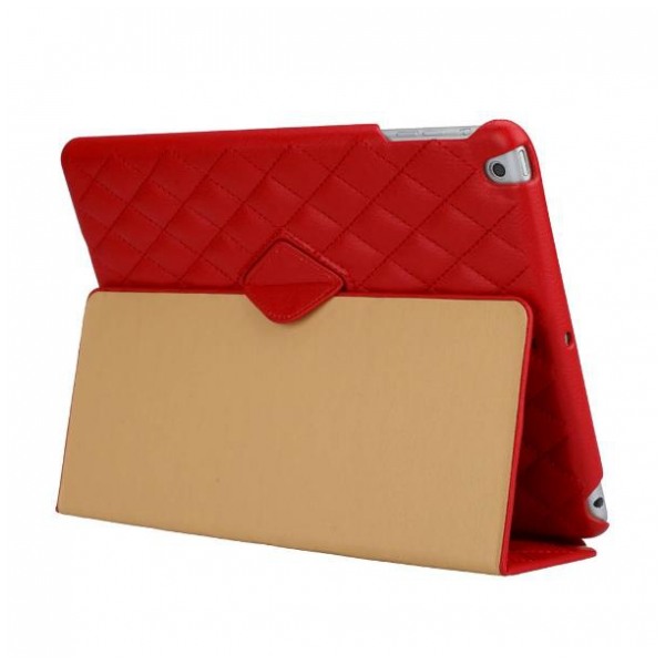 картинка Чехол Jison Case Quilted Leather Smart Case Red for iPad Air (JS-ID5-02H30) от магазина КомпьютерЦентр