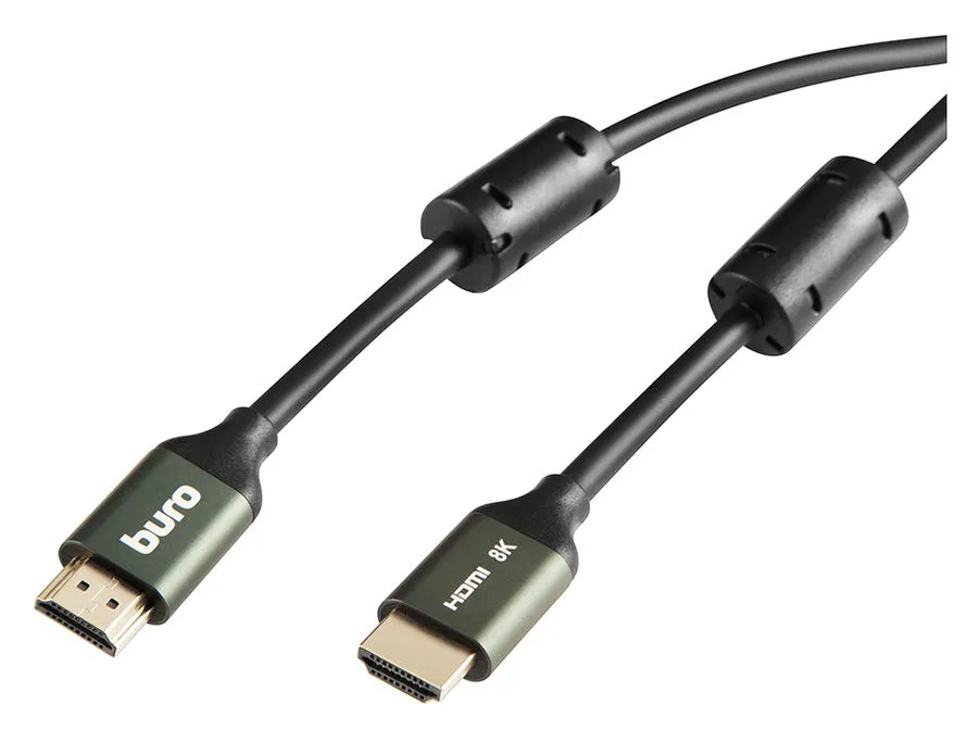 картинка Кабель HDMI-HDMI Buro 3м (BHP-HDMI-2.1-3G) (1478845) от магазина КомпьютерЦентр