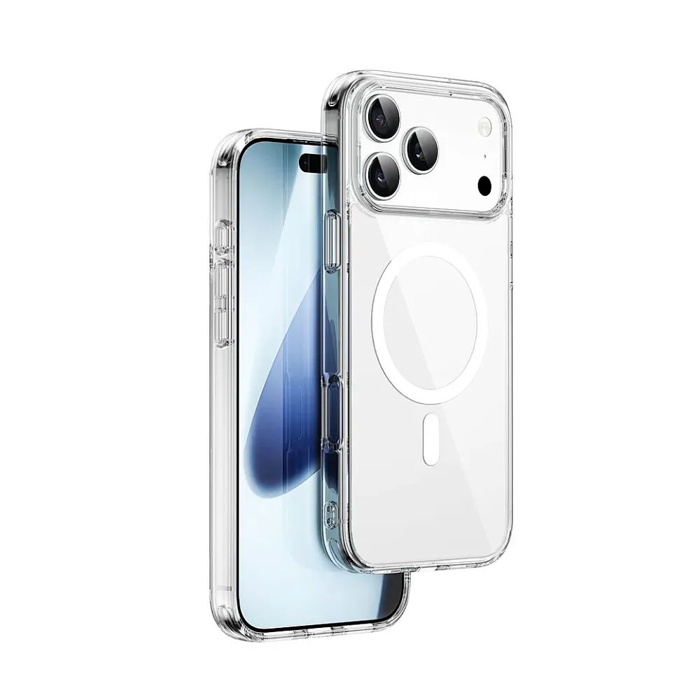 картинка Чехол WIWU iShield Pro MagSafe для iPhone 17 Pro Max MCC-101 Прозрачный от магазина КомпьютерЦентр