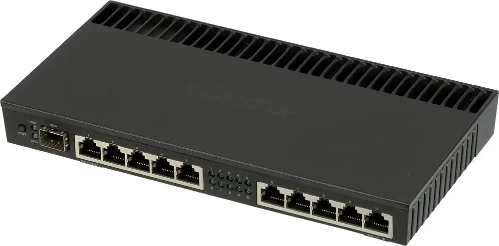 картинка Маршрутизатор Mikrotik RB4011IGS+RM 1000M 10PORT 1SFP+ от магазина КомпьютерЦентр