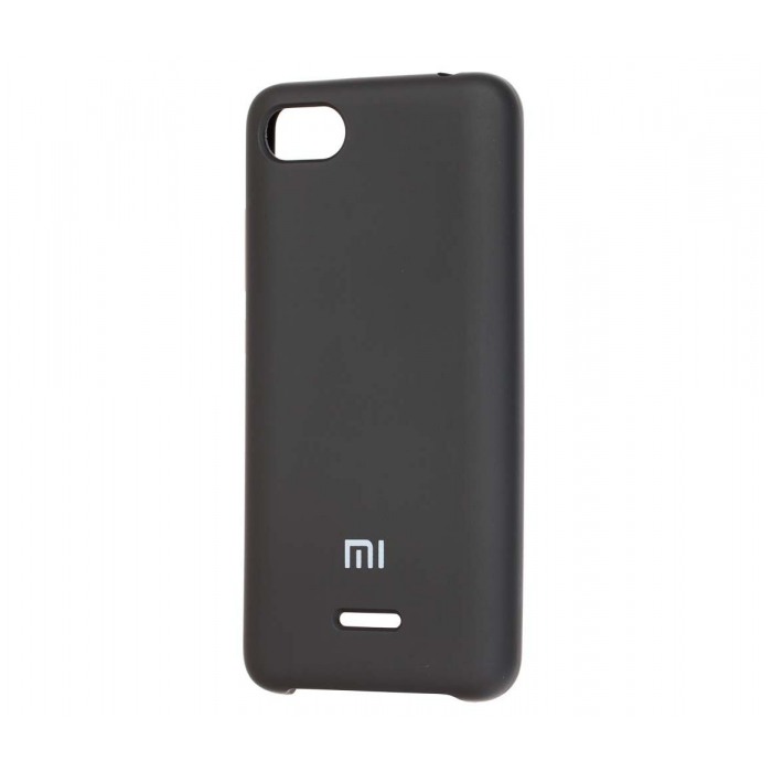 картинка Чехол Silicone Case for Xiaomi Redmi 6A Black  от магазина КомпьютерЦентр