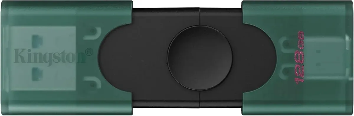 картинка USB3.0 накопитель 128Gb Kingston DataTraveler Duo G2 (DTDEG2/ 128GB) USB3.0 зеленый/ черный от магазина КомпьютерЦентр