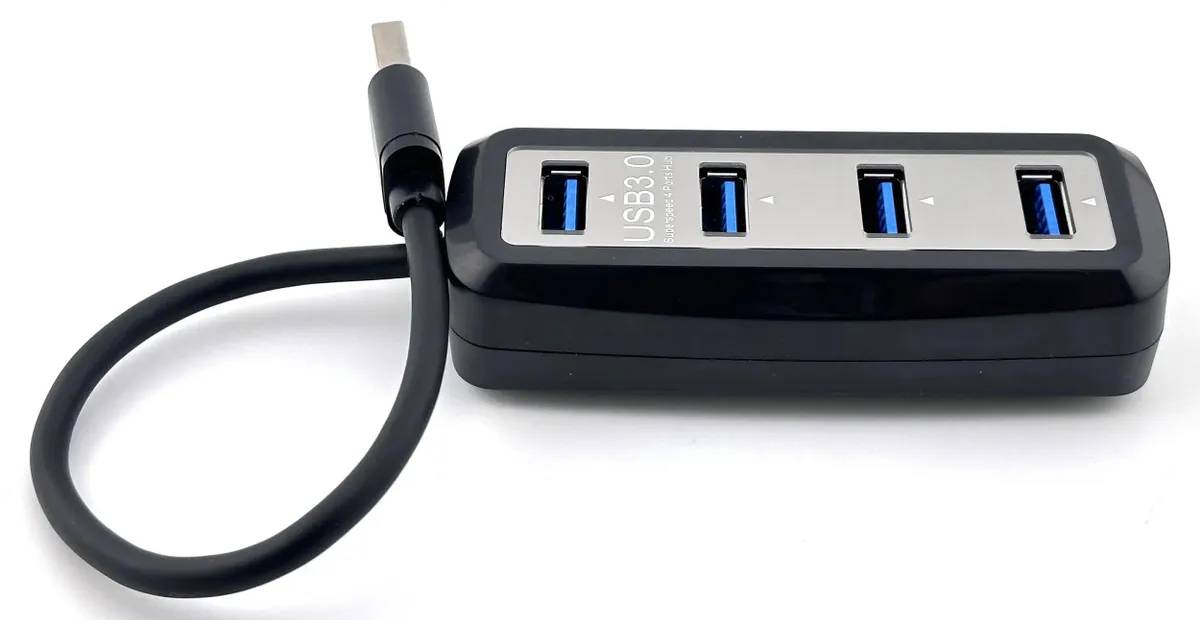 картинка HUB 4-port Behpex BHP-1816U2 USB 3.0 Black (1992321) от магазина КомпьютерЦентр