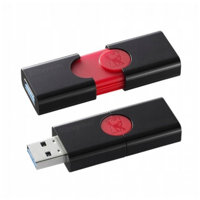 картинка Флешка USB Kingston 32Gb DataTraveler DT106 Black (DT106/32GB) от магазина КомпьютерЦентр