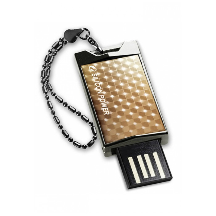 картинка Флешка USB SiliconPower 16Gb Touch 851 Gold (SP016GBUF2851V1G) от магазина КомпьютерЦентр