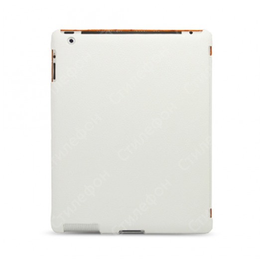 картинка Чехол Melkco Leather Case Slimme Cover Type White for new iPad/ iPad 2 (APNIPALCSC1WELC) от магазина КомпьютерЦентр