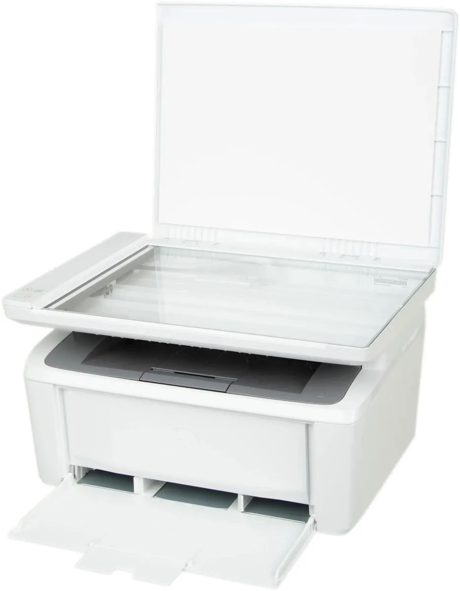 картинка МФУ лазерное HP LaserJet MFP M141a черно-белая печать, A4, цвет белый (7MD73A) от магазина КомпьютерЦентр