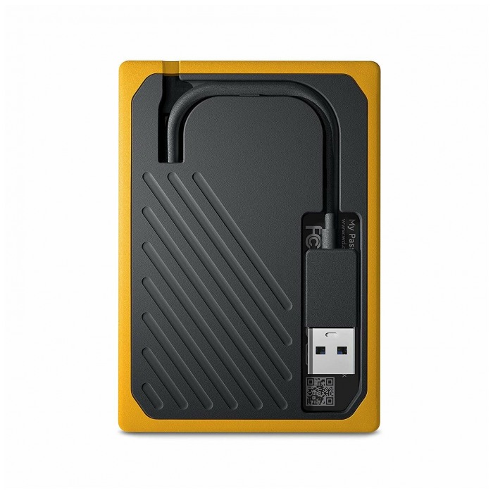 картинка SSD накопитель Western Digital 2.5''; My Passport Go USB3.0 Yellow (WDBMCG5000AYT-WESN) от магазина КомпьютерЦентр