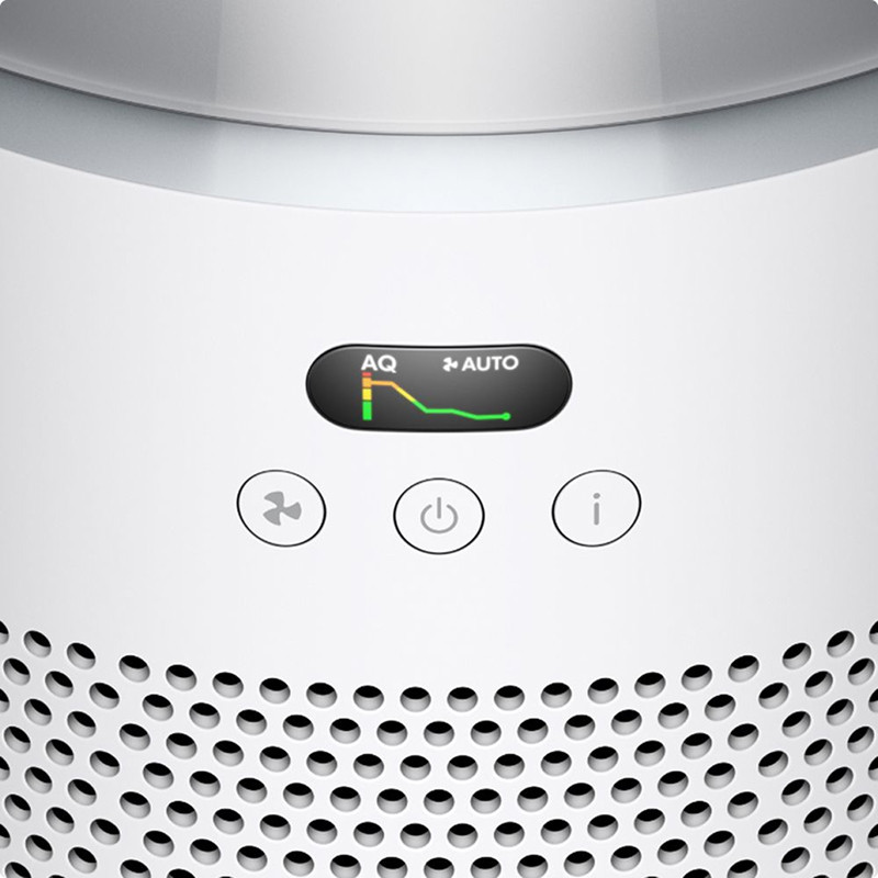 картинка Очиститель воздуха Dyson HushJet Purifier Compact HJ10, белый/ серебристый (White/ Silver) от магазина КомпьютерЦентр