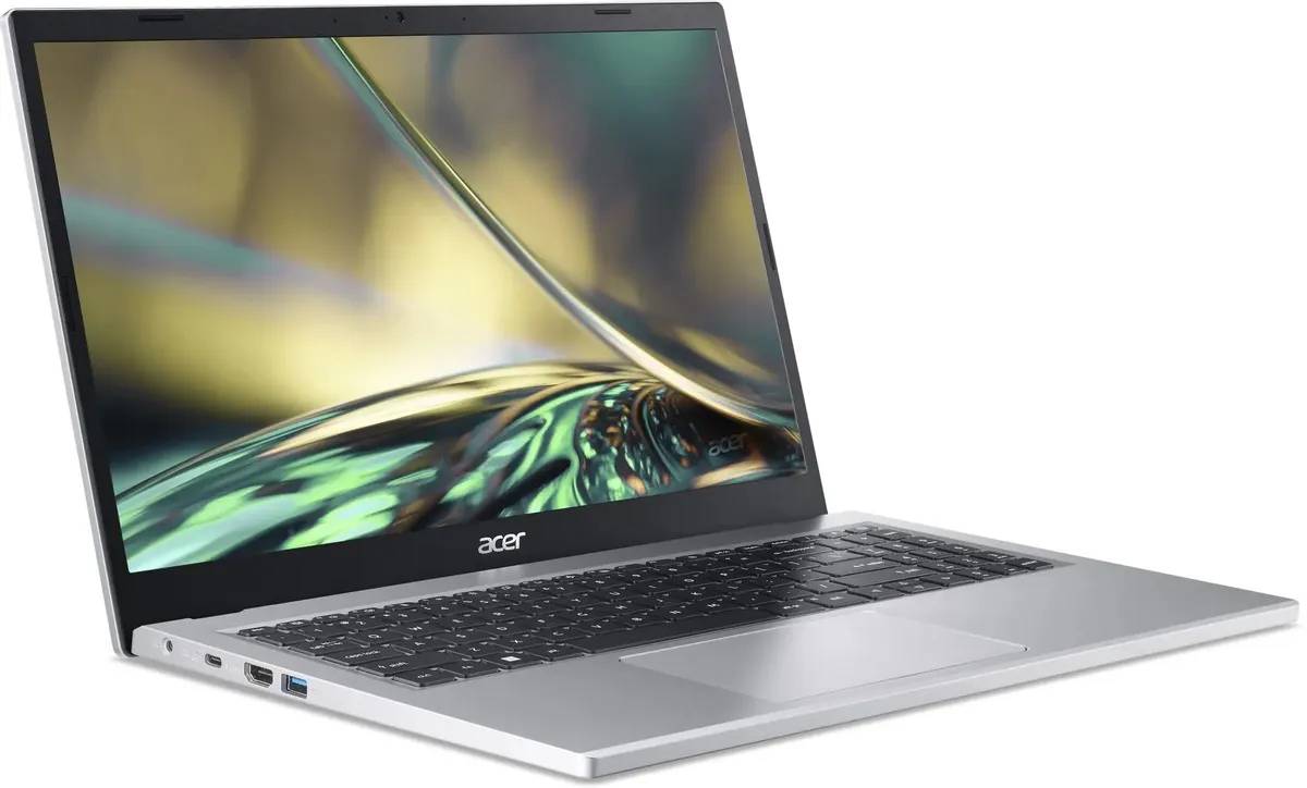 картинка Ноутбук Acer Aspire 3 A315-24P-R16W 15.6'' IPS FHD /  AMD Ryzen3 7320U (2.4 ГГц)/  8Gb DDR5/  256Gb SSD/  noOS/  Silver (NX.KDEER.009) от магазина КомпьютерЦентр