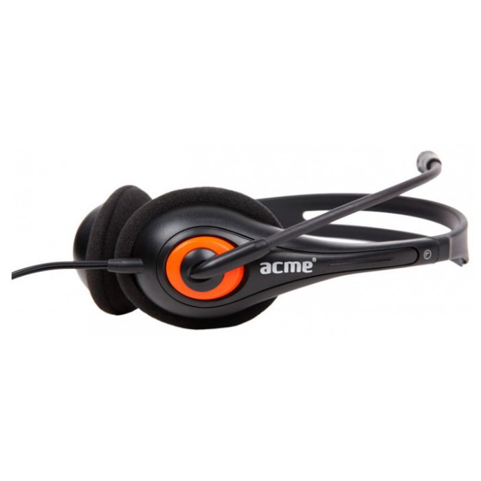 картинка Гарнитура Acme HM-01 Black/ Orang (4770070863015) от магазина КомпьютерЦентр