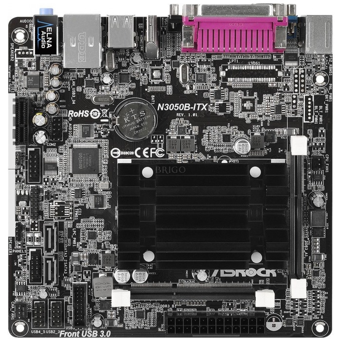 картинка Материнская плата ASRock N3050B-ITX + CPU (N3050B-ITX) от магазина КомпьютерЦентр