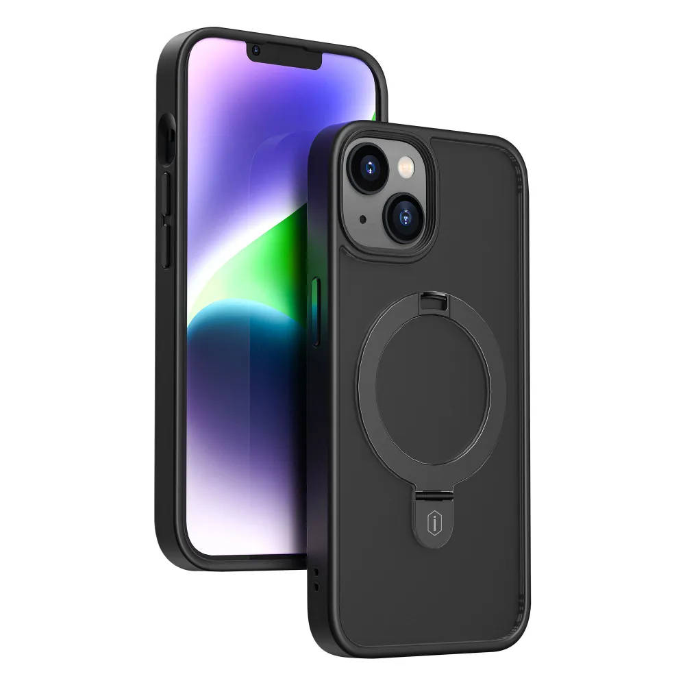 картинка Чехол WiWU Magnetic Stand для iPhone 15 ZMM-010 Black от магазина КомпьютерЦентр