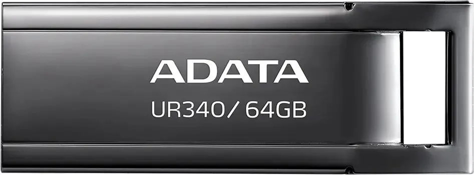 картинка USB3.2 накопитель 64Gb A-Data UR340 AROY Black (AROY-UR340-64GBK) от магазина КомпьютерЦентр