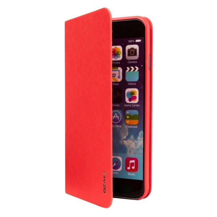 картинка Чехол Ozaki O!Coat 0.3 + Folio for iPhone 6 Red (OC558RD) от магазина КомпьютерЦентр