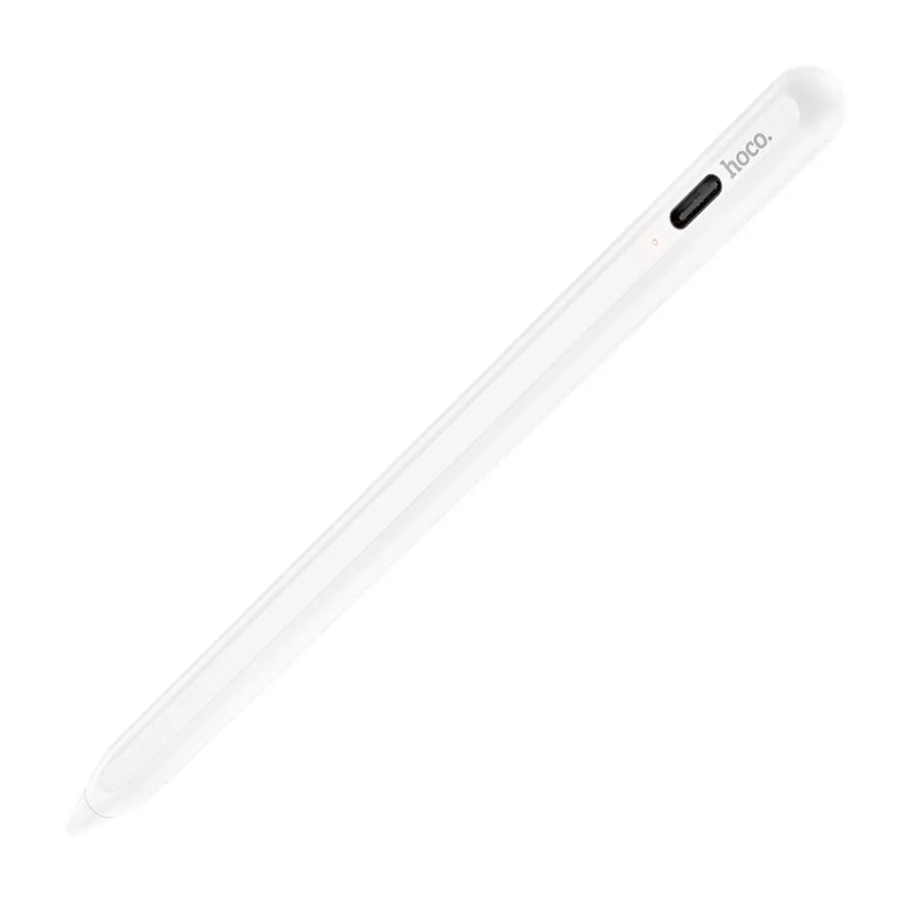 картинка Стилус Hoco GM109 Smooth series active universal capacitive pen white от магазина КомпьютерЦентр