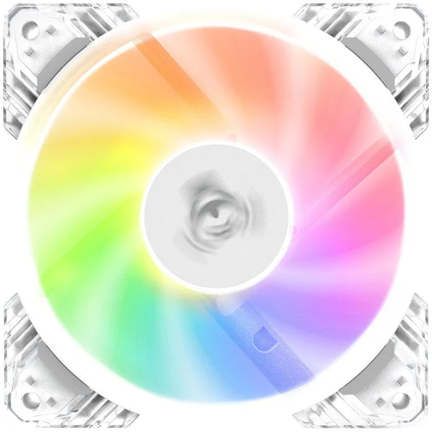 картинка Вентилятор Alseye N12-W FAN 120mm, WHITE, RTL в корпус от магазина КомпьютерЦентр