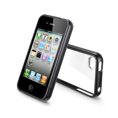 картинка Чехол SGP Linear Case Crystal Series Smooth Black for iPhone 4 (SGP07527) от магазина КомпьютерЦентр