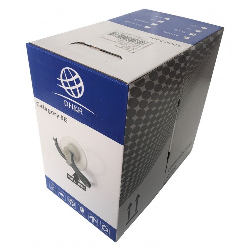 картинка Кабель UTP Ningbo 4 Paris Cat5E 305m 0.5mm solid Cu molded Gray COP-050 (1649851) от магазина КомпьютерЦентр